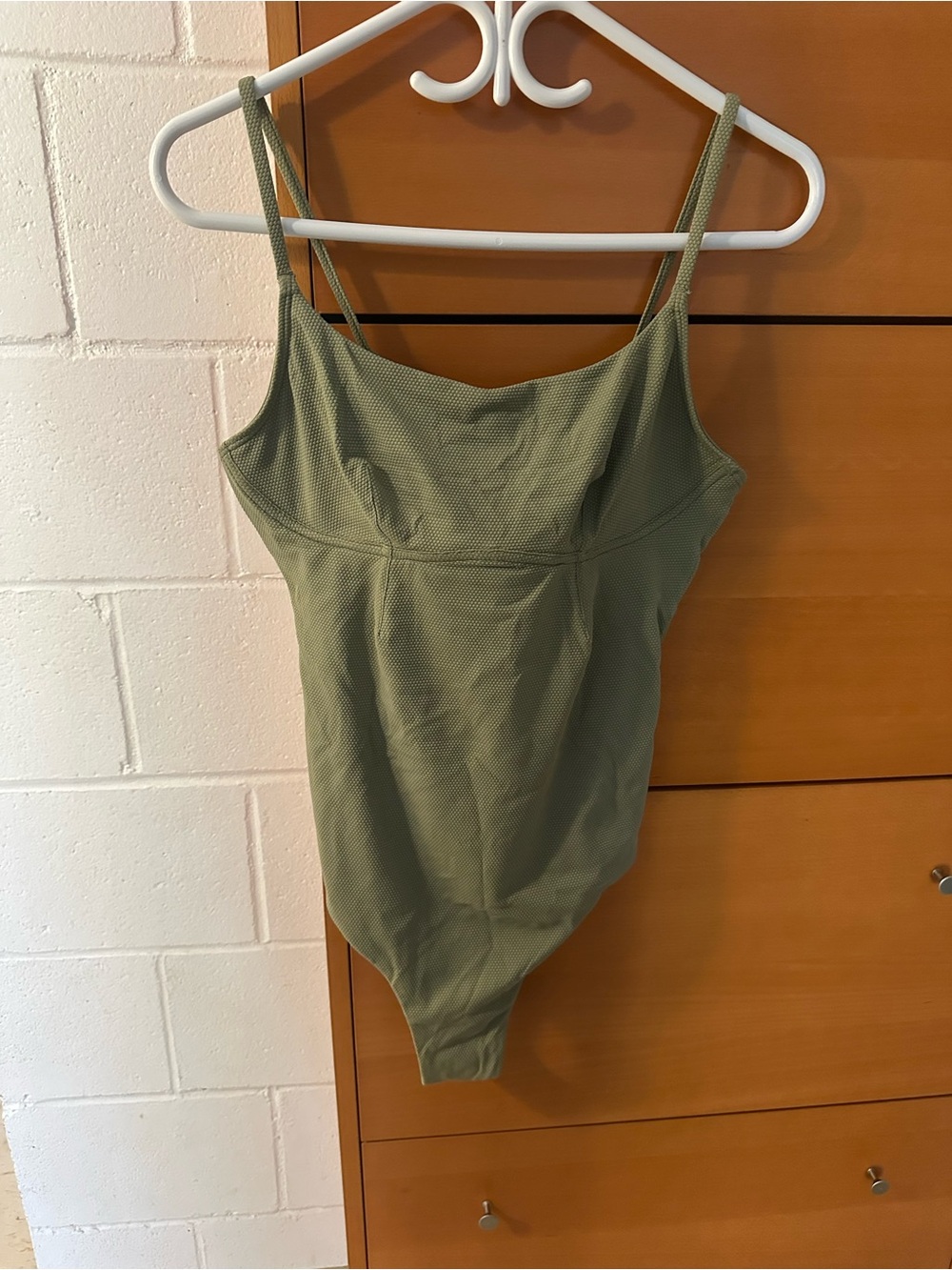 lululemon athletica Olive Green One-Piece Swimsuit